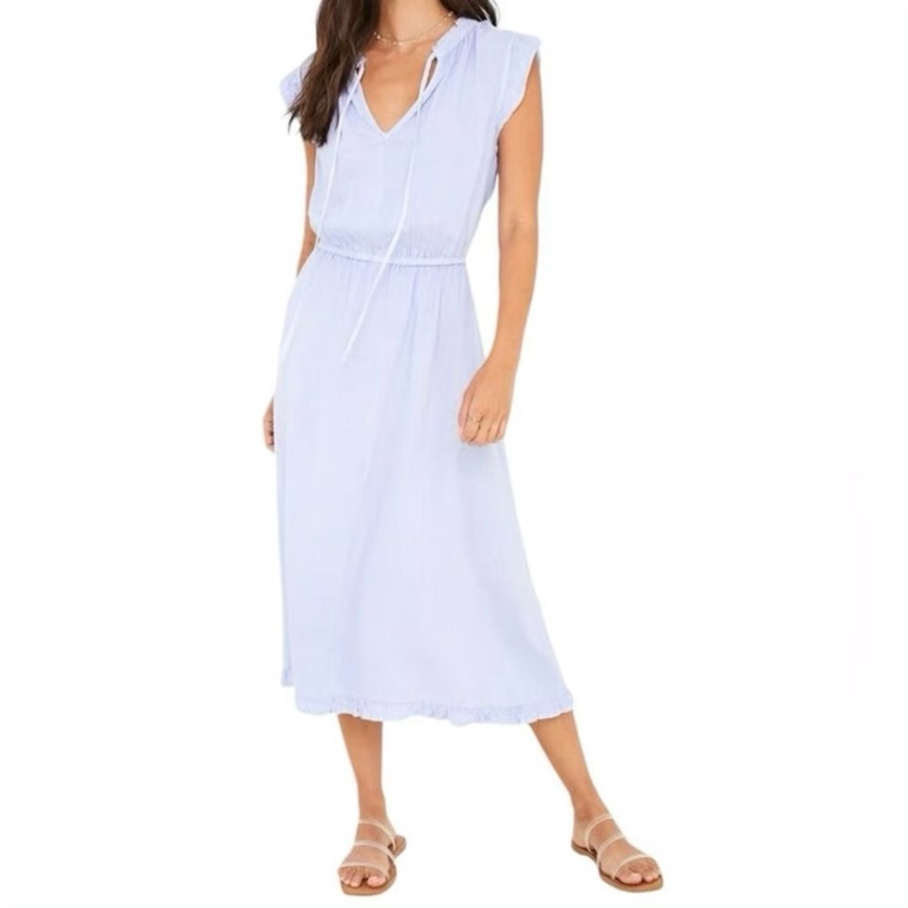 Bella Dahl Ruffle Sleeve Midi Dress